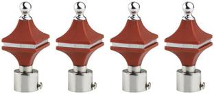 METZO Brown Curtain Knobs Metal