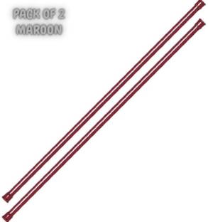 HomeCloud Maroon Curtain Rods Metal
