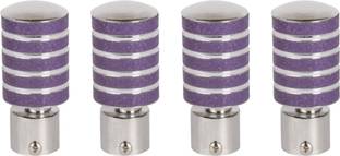ZAPEX Purple Rod Rail Bracket, Curtain Knobs Metal