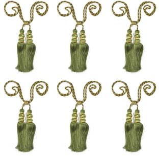YUKANY Dark Green Tassels