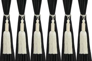 GOYTEX White Tassels, Tieback Hook
