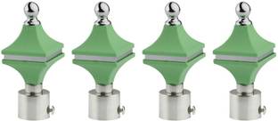 METZO Green Curtain Knobs Metal