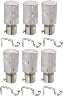 MADHULI Silver Rod Rail Bracket Metal