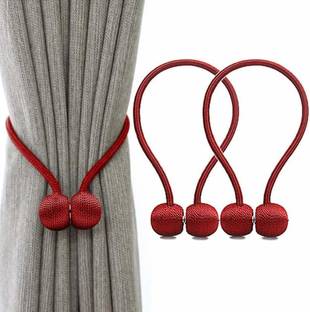 HomeCloud Maroon Tieback Hook Metal