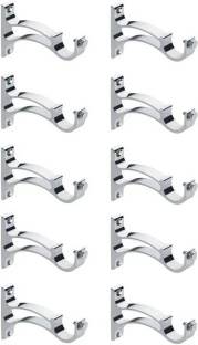 Dunims Silver Rod Rail Bracket Metal