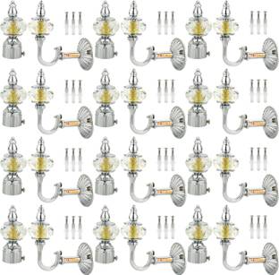 NATURAL Silver Curtain Knobs Metal