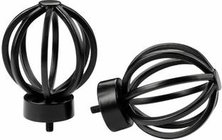 IKEA Black Curtain Knobs