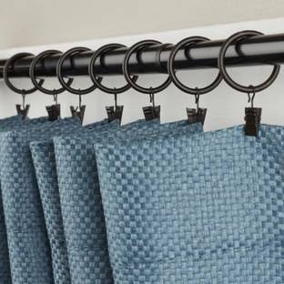 TRINGDOWN Black Curtain Hooks