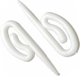MEI White Curtain Hooks
