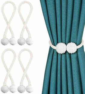 Furnishingkart White Tieback Hook, Trimming, Tassels