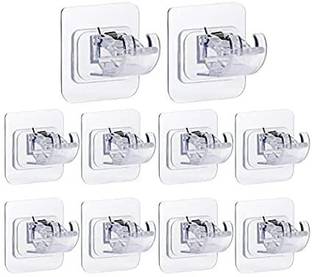 XBEY White Curtain Hooks Metal