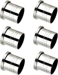 Circle Silver Rod Rail Bracket Metal