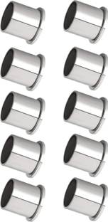 Circle Silver Rod Rail Bracket, Curtain Knobs, Curtain Hooks Metal