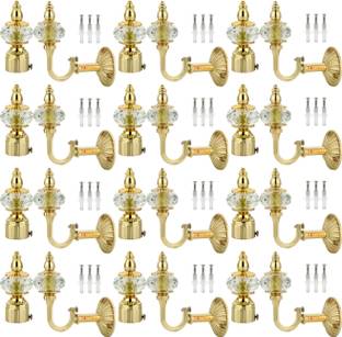 NATURAL Gold Curtain Knobs Metal