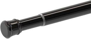 HomeCloud Black Curtain Rods Metal
