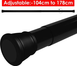 Story@home Black Curtain Rods Metal