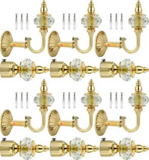 NATURAL Gold Curtain Knobs Metal