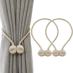 TREXEE Beige Tieback Hook Metal
