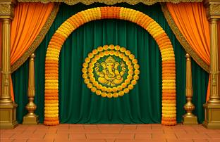 Laturiya Enterprise GANESHA-K4 Curtain Fabric