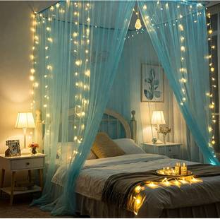 specialyou.in Aesthetic Room Decor, Backdrop, Canopy Tent, Unstitched Curtain Fabric