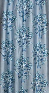 Panipat Textile Hub FABRIC-SUPRIMO-BLUE-DRY-TREE-5-MTR-01 Curtain Fabric