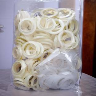 Vansh fashion Vansh Fashion Plastic Curtain Eyelet Rings with Lock for Curtains Pack of 100 Curtain Ring