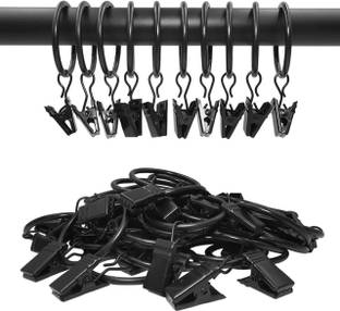 shree pushti Curtain Rings With Clip Curtain Ring with Hook