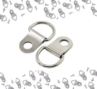 DIY Crafts Small Triangle Ring Picture Hangers Frame Hanging Hangers Single Hole with Screw Door Hanger