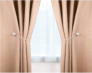 TREXEE Window Curtain Tiebacks Drapery Hold-Backs Band for Home Office (3 Pair (6 Pcs)) Curtain Hook