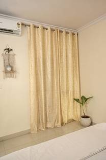Saukinss 274.32 cm (9 ft) Polyester Blackout Window Curtain Single Curtain