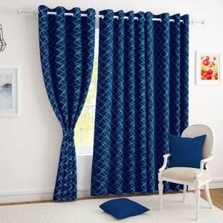 Story@home 215 cm (7 ft) Polyester Blackout Door Curtain Single Curtain