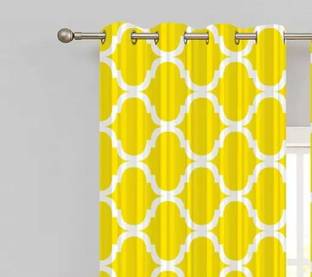 DD8 214 cm (7 ft) Door Polyester Room Darkening Curtain (Pack Of 2)