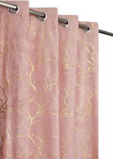 Arick Home 153 cm (5 ft) Window Velvet Blackout Curtain (Pack Of 2)
