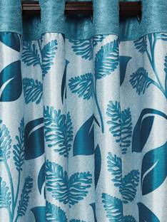 Cortina 210 cm (7 ft) Polyester Semi Transparent Door Curtain (Pack Of 2)