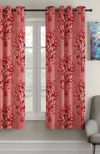 Fashion String 153 cm (5 ft) Polyester Semi Transparent Window Curtain Single Curtain