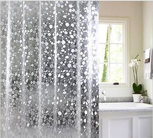 CASA FURNISHING 213 cm (7 ft) PVC Semi Transparent Door Curtain Single Curtain