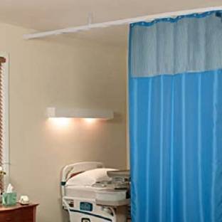 REKARDO 213 cm (7 ft) Polyester Semi Transparent Door Curtain Single Curtain