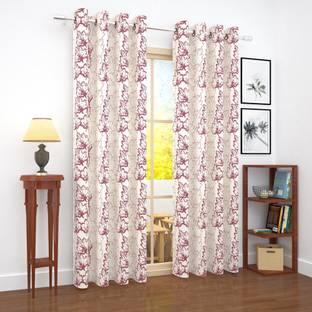Story@home 215 cm (7 ft) Jacquard Room Darkening Door Curtain Single Curtain