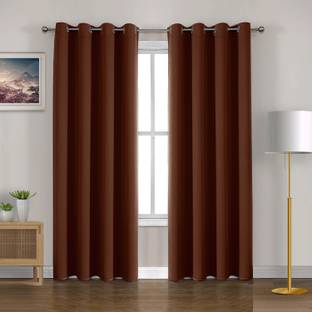 HOMEMONDE 152.4 cm (5 ft) पर्दा (2  का पैक)