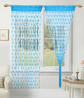 Shiv Shankar Handloom 213 cm (7 ft) पॉलिएस्टर दरवाज़ा पर्दा (2  का पैक)