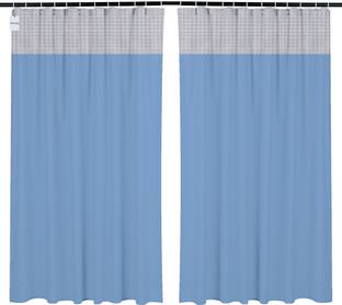 HOMESTIC by Kuber Industries 210 cm (7 ft) Door PVC Blackout Curtain (Pack Of 2)
