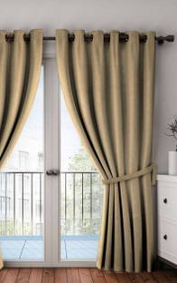 Home Sizzler 214 cm (7 ft) Polyester Semi Transparent Door Curtain Single Curtain