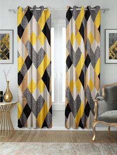 GYN 214 cm (7 ft) Polyester Room Darkening Door Curtain Single Curtain