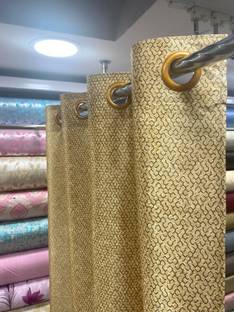 Entally 152.4 cm (5 ft) Polycotton Room Darkening Window Curtain Single Curtain
