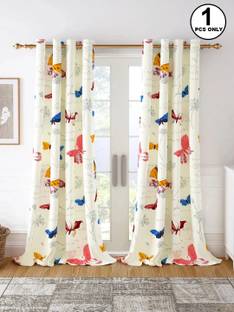 Story@home 215 cm (7 ft) Cotton Room Darkening Door Curtain Single Curtain