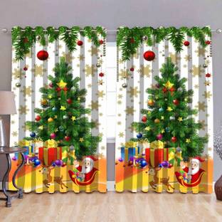 Panipat home decor 213 cm (7 ft) Polyester Room Darkening Door Curtain Single Curtain