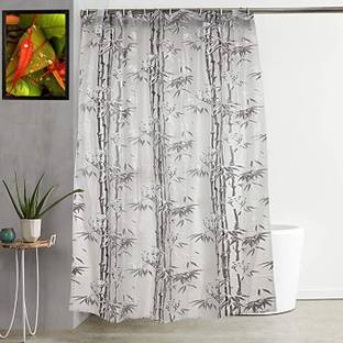 SHAVIN 274 cm (9 ft) Long Door PVC Semi Transparent Curtain Single Curtain
