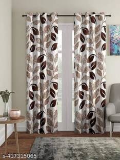 7 Star 214 cm (7 ft) Door Polyester Room Darkening Curtain Single Curtain
