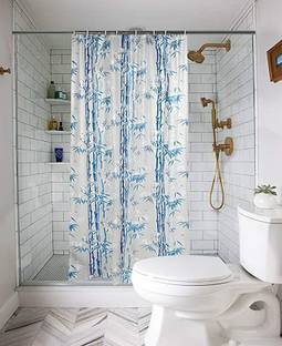 SHAVIN 224 cm (7 ft) PVC Semi Transparent Door Curtain Single Curtain