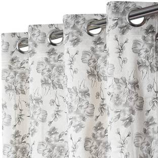 Kraftiq Homes 214 cm (7 ft) Door Velvet Room Darkening Curtain Single Curtain